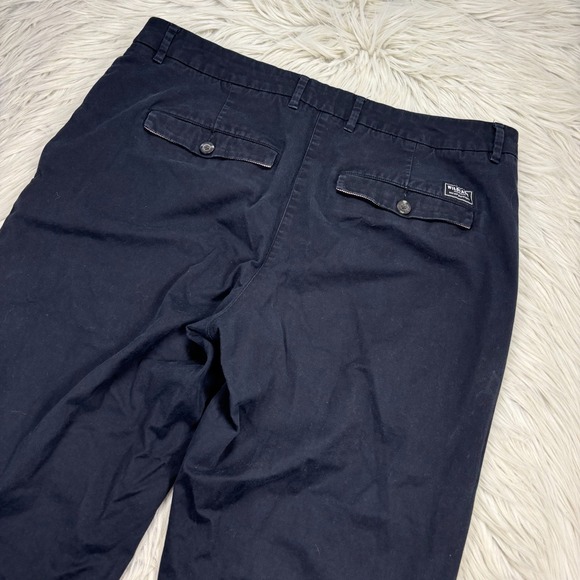 Wildfang Women's 12 Black Twill Essential Trouser Chino Cotton Preppy Minimalist - Picture 7 of 7